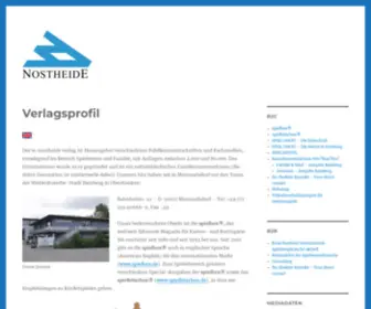 Nostheide.de(Nostheide verlag gmbh) Screenshot