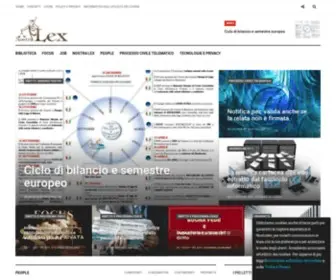 Nostralex.it(Portale di informazione giuridica) Screenshot