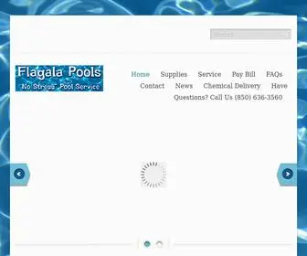 Nostresspools.com(Flagala Pools) Screenshot