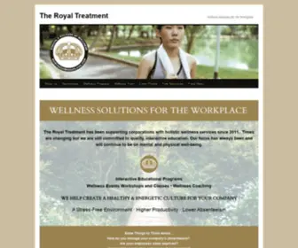 Nostressworkplace.com(The Royal Treatment) Screenshot