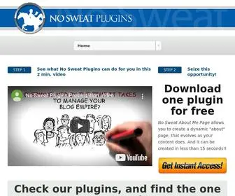 Nosweatplugins.com(Best wordpress plugins) Screenshot