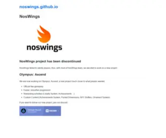 Noswings.com(noswings) Screenshot