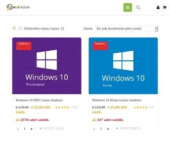 Nosyazilim.com(NOS Yaz) Screenshot