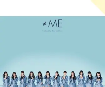 Not-Equal-ME.jp(≠ME（ノットイコールミー） オフィシャルサイト) Screenshot