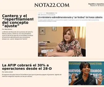 Nota22.com(Información) Screenshot
