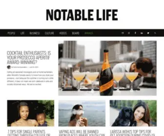 Notable.ca(Notable Life) Screenshot