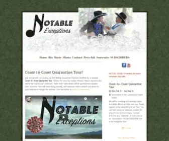 Notableexceptions.com(Notable Exceptions) Screenshot