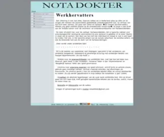 Notadokter.nl(notadokter) Screenshot