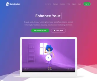 Notafication.com(Enhance Your Engagement & Conversions) Screenshot