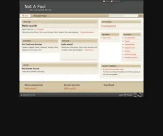 Notafool.com(Notafool) Screenshot