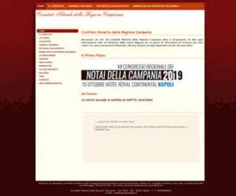 Notaicampania.it(Comitato Notarile della Regione Campania) Screenshot