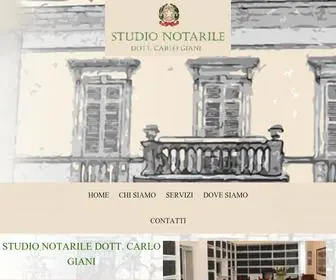 Notaiocarlogiani.com(CARLO GIANI) Screenshot