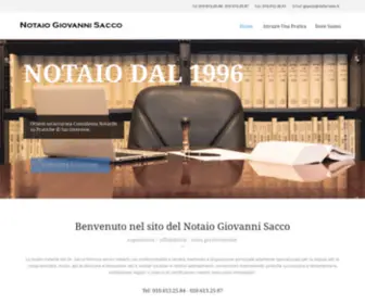 Notaiosacco.it(Notaio Sacco) Screenshot