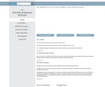 Notaiosebastiani.it(Studio Notarile Sebastiani) Screenshot