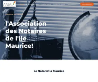 Notairemaurice.org(Accueil) Screenshot