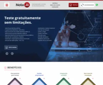 Notaja.com.br(Programa de Nota Fiscal Eletrônica) Screenshot