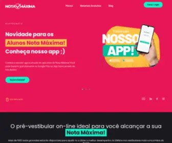 Notamaxima.com.br(Nota Máxima) Screenshot