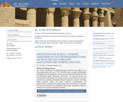 Notar-Helmig.de(Rechtsanwälte) Screenshot