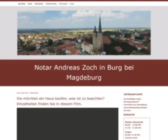 Notar-Zoch.de(Grundstück) Screenshot