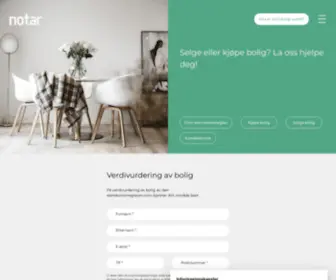 Notar.no(Eiendomsmegler Notar) Screenshot