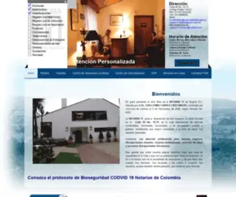 Notaria11Bogota.com(Notaria 11 Bogota) Screenshot