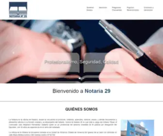 Notaria29.com.mx(Notaria 29) Screenshot