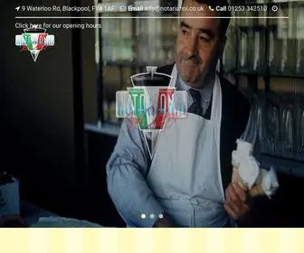 Notarianni.co.uk(Notarianni Ice Cream) Screenshot