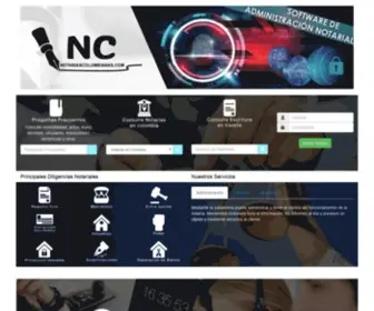 Notariascolombianas.com(Notarias Colombianas) Screenshot