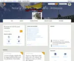 Notariaunicaelsantuario.com.co Screenshot