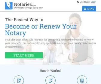 Notaries.com(How to Become a Notary) Screenshot