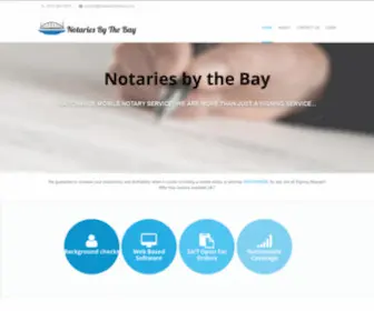 Notariesbythebay.com(Notaries by the BayNotaries by the Bay) Screenshot