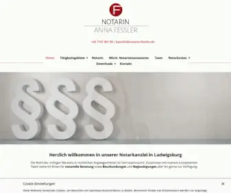 Notarin-Fessler.de(Notare FST) Screenshot