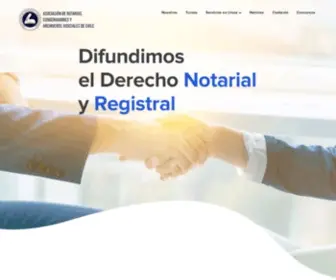 Notariosyconservadores.cl(Asociaci) Screenshot