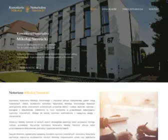 Notariusz-Siennicki.pl(Kancelaria Notarialna Mikołaj Siennicki) Screenshot