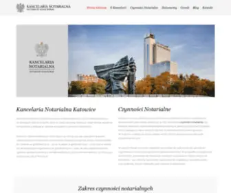 Notariuszadamrobak.pl(Kancelaria Notarialna w Katowicach) Screenshot