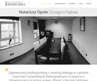 Notariuszwopolu.pl(Strona główna) Screenshot