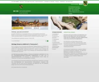 Notarkammer-Sachsen.de(Startseite der Notarkammer Sachsen) Screenshot