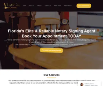 Notaryagentelite.com(Reliable Notary Signing Agent in Florida) Screenshot