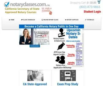 Notaryclasses.com(National Notary Association) Screenshot