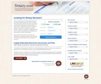 Notary.com(Notary Services and Digital Notary Services Resource) Screenshot