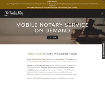 Notarynearmevirginia.com(The Traveling Notary) Screenshot