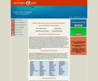 NotaryQuest.com(Mobile Notary Signing Agent) Screenshot