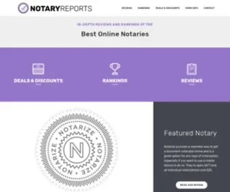 Notaryreports.com(Notary Reports) Screenshot