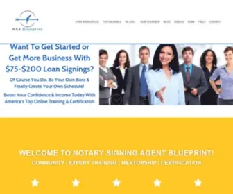 Notarysigningagentblueprint.com(Notary Signing Agent Blueprint) Screenshot