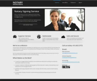 Notarysigningservice.com(Notary Signing Service) Screenshot