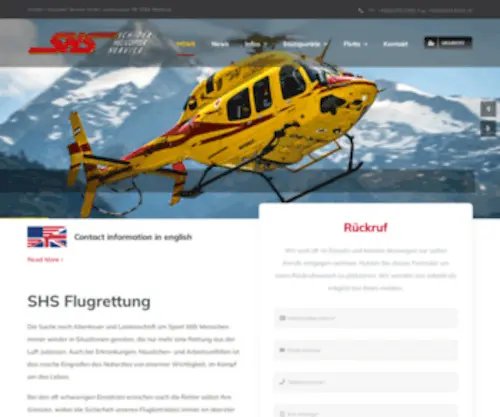 Notarzthelicopter.at(SHS Flugrettung) Screenshot
