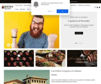 Notasdecata.pe(Comprar vino en Notas de Cata) Screenshot