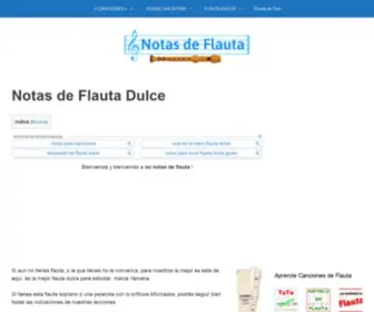 Notasdeflauta.com(▷ Notas de la Flauta Dulce) Screenshot