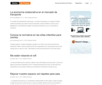 Notasdeprensa.net(Notas de Prensa) Screenshot