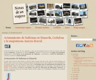 Notasdeunviajero.com(Notas de un viajero) Screenshot